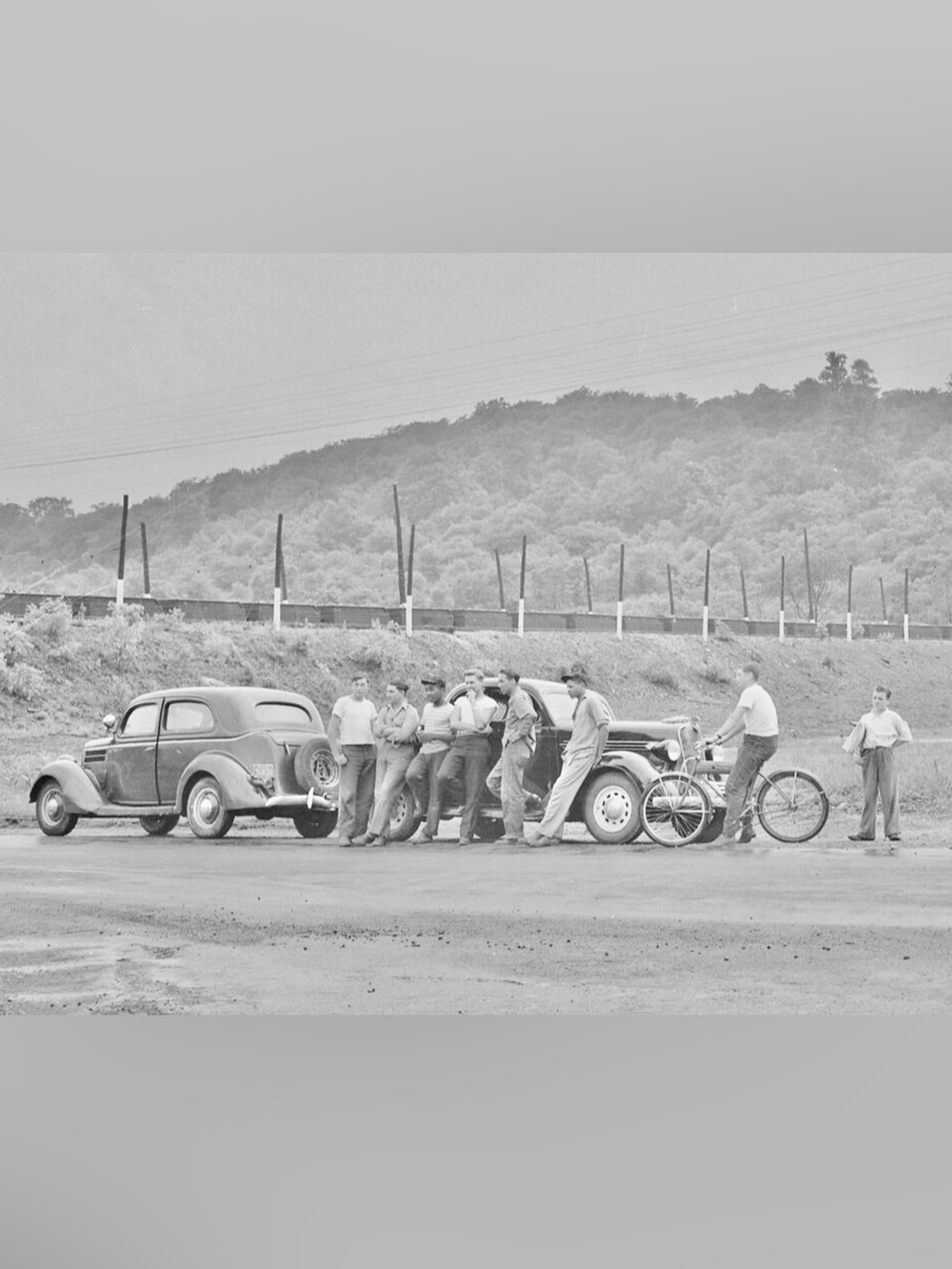 1946 Coal Miners Westland Mine, Westland Pennsylvania 8x10 Photo Print